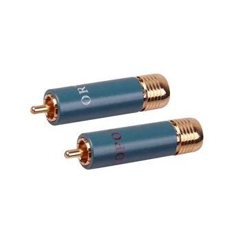 

2pcs High quality Gold-plated HIFI RCA Plug Hi-end Ortofon Reference 8Nx RCA Connectors