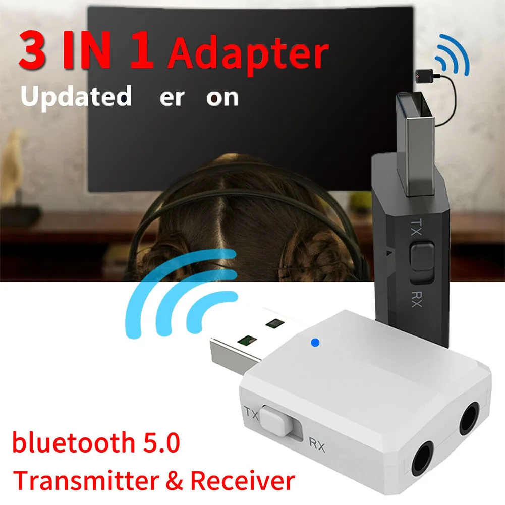 ТВ компьютер портативный многофункциональный мини музыка беспроводной Aux Bluetooth USB с кабелем передатчик приемник автомобильный аудио адаптер