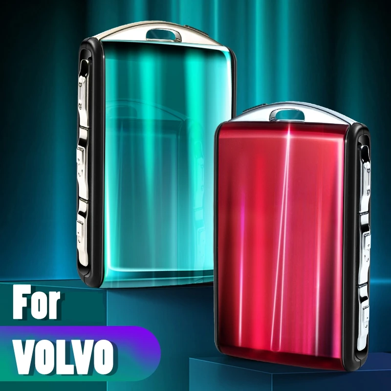 Environmental Protection Resin Key Case Shell Cover For Volvo S90 XC90 XC40 XC60 T5 T6 T8 V90 Polestar 2 Car Auto Accessories