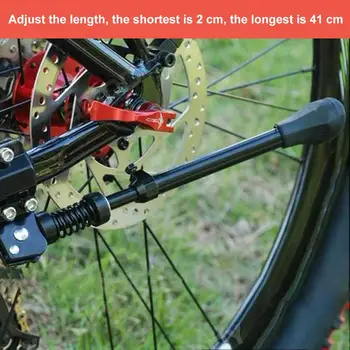 Nowy regulowany rower górski rower górski MTB aluminiowy boczny tylny stojak solidne i niezawodne akcesoria rowerowe tanie i dobre opinie CN (pochodzenie) bicycle kickstand