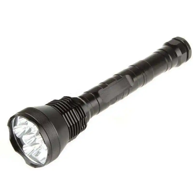

9* XM-L T6 9000 Lumens LED Flashlight 5 Modes Super Bright Waterproof Hunting Lamp Camping Lanterna By 3*18650/26650 Battery