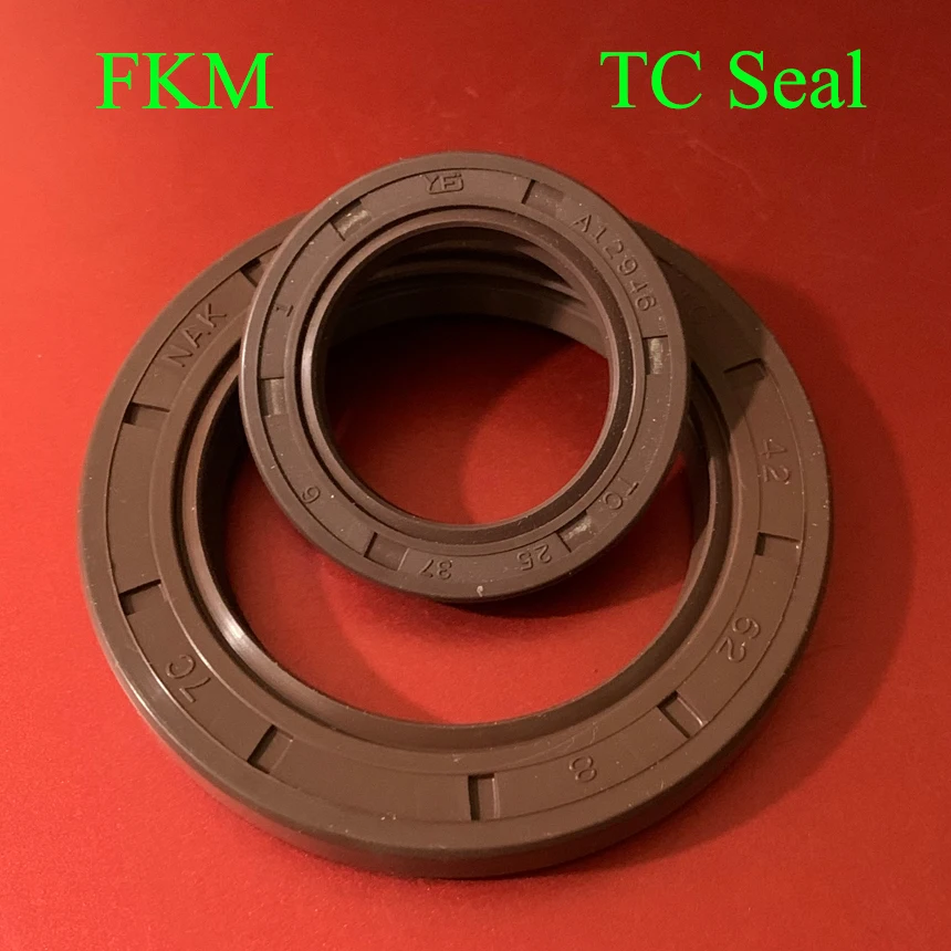 50*62*7 50x62x7 50*68*8/9 50x68x 8/9 коричневый Фтор FKM фторкаучуковая пружина U-образный губ TC