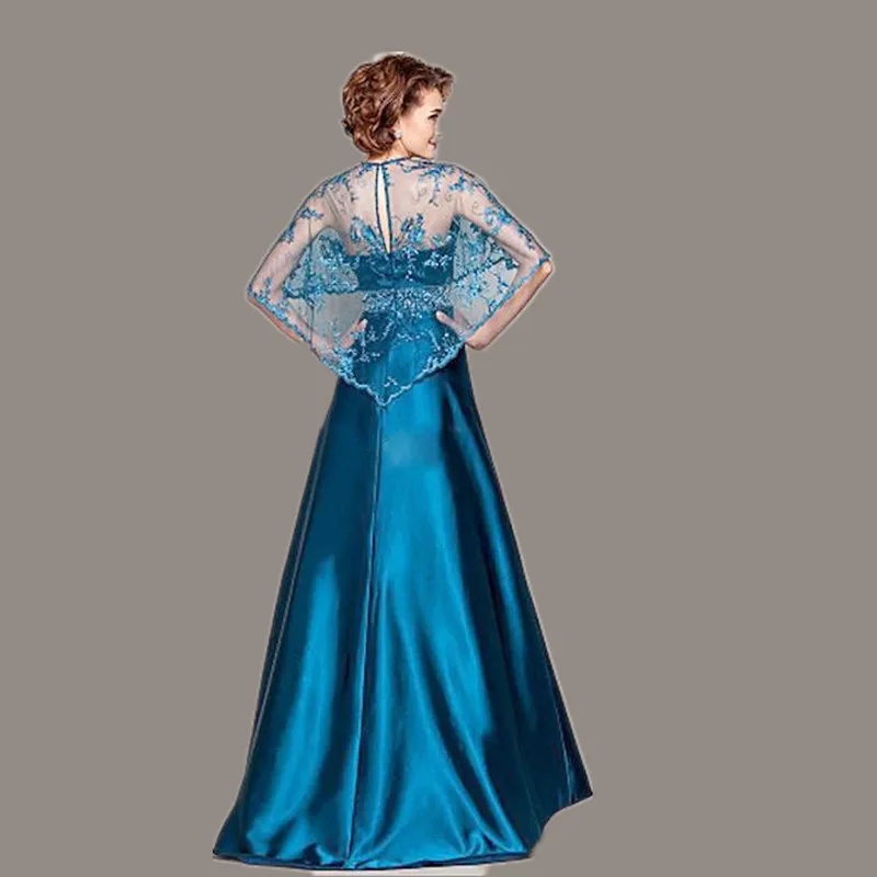 Elegant Long For Wedding Party Lace New V Neck Godmother Vestido De Madrinha Formal Gowns Women Mother of the Birde Dresses