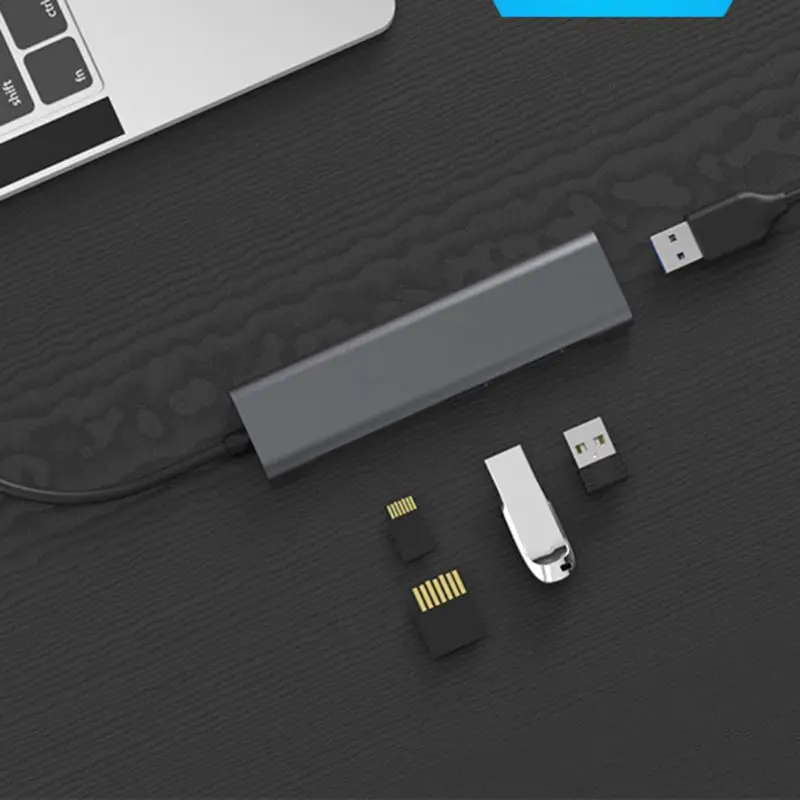 5 в 1 USB C концентратор ключ кард-ридер для MacBook Air Pro и других ноутбуков типа C