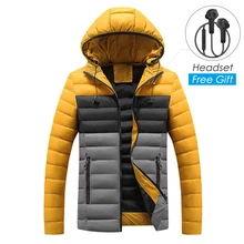 Мужские Зимние Повседневные С Капюшоном Сверхлегкая гарнитура верхняя одежда куртки парки мужские осенние новые уличные модные ветрозащитные парки пальто мужские