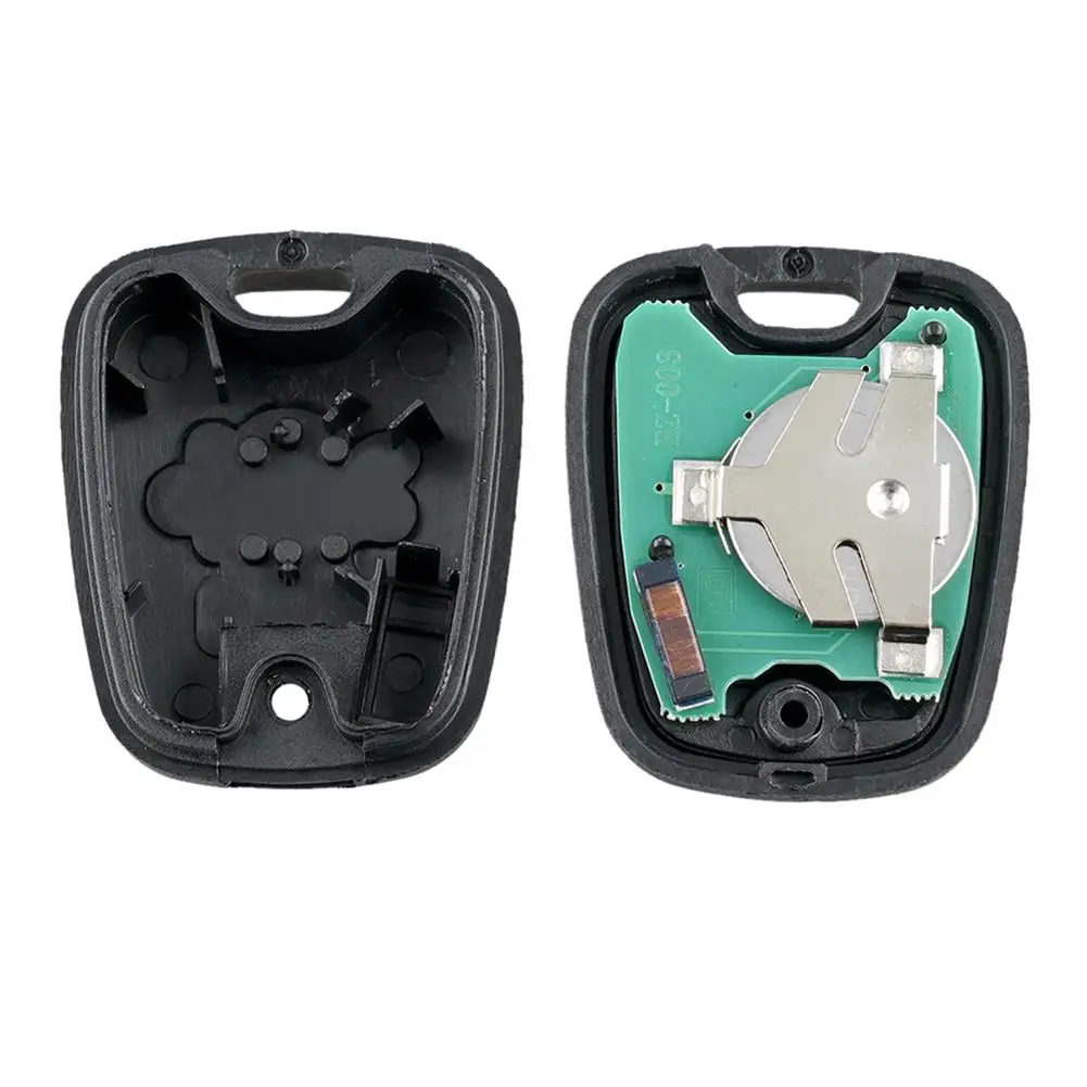 2 Buttons 433MHZ ID46 Chip Remote Key Keyless Entry Fob For Peugeot 307 Replacement Car Key