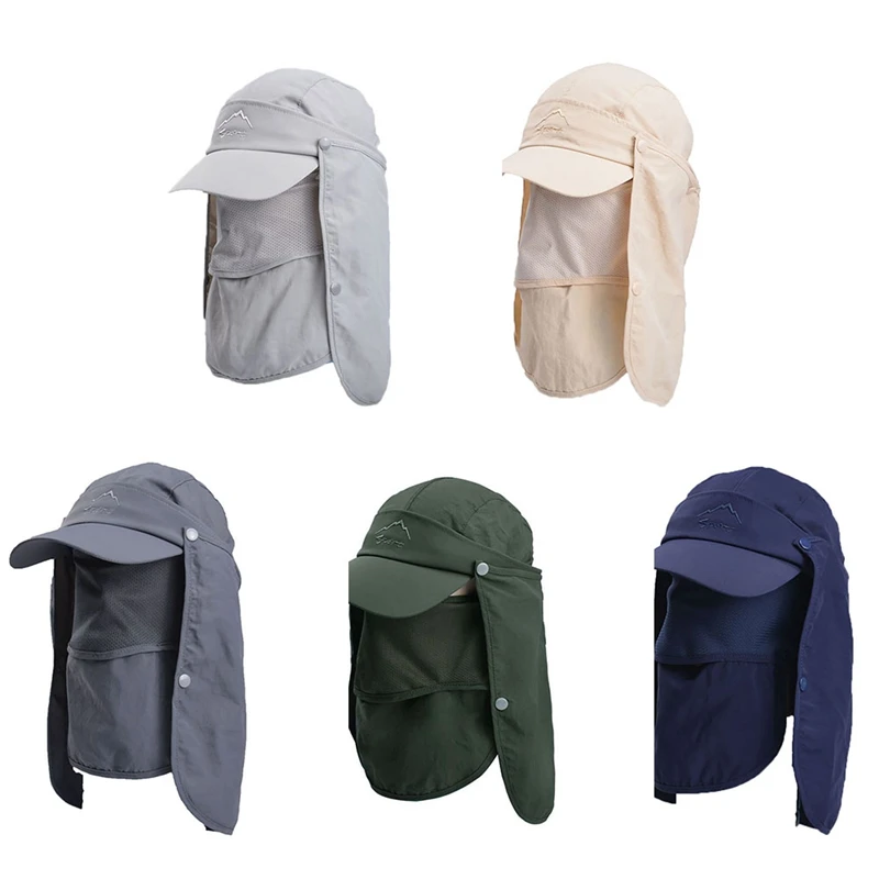 Уличные колпачки закрылков быстросохнущие 360 градусов Защита от солнца дышащий водонепроницаемый ушной шейный чехол спортивная одежда аксессуары