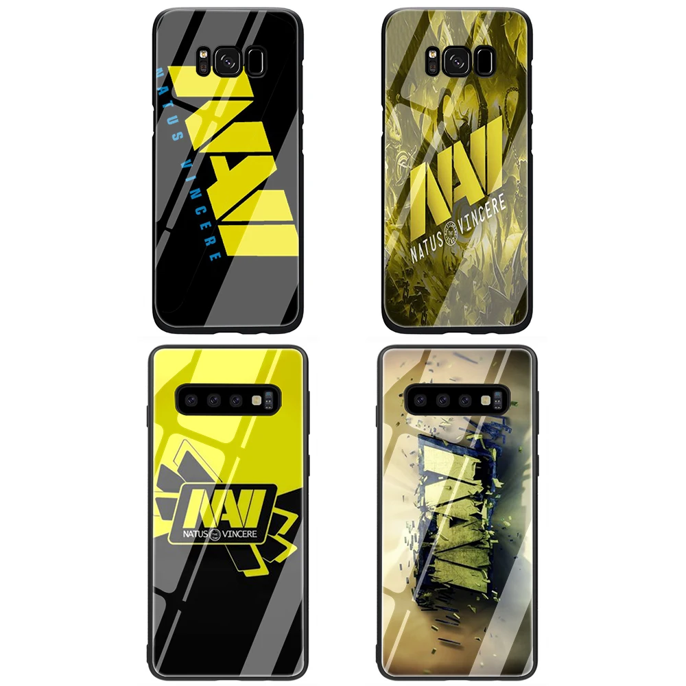 EWAU Natus Vincere navi чехол из закаленного стекла для телефона для samsung S7, 8, 9, 10, 8, 9, 10, плюс A10 20 30 40 50 60 70