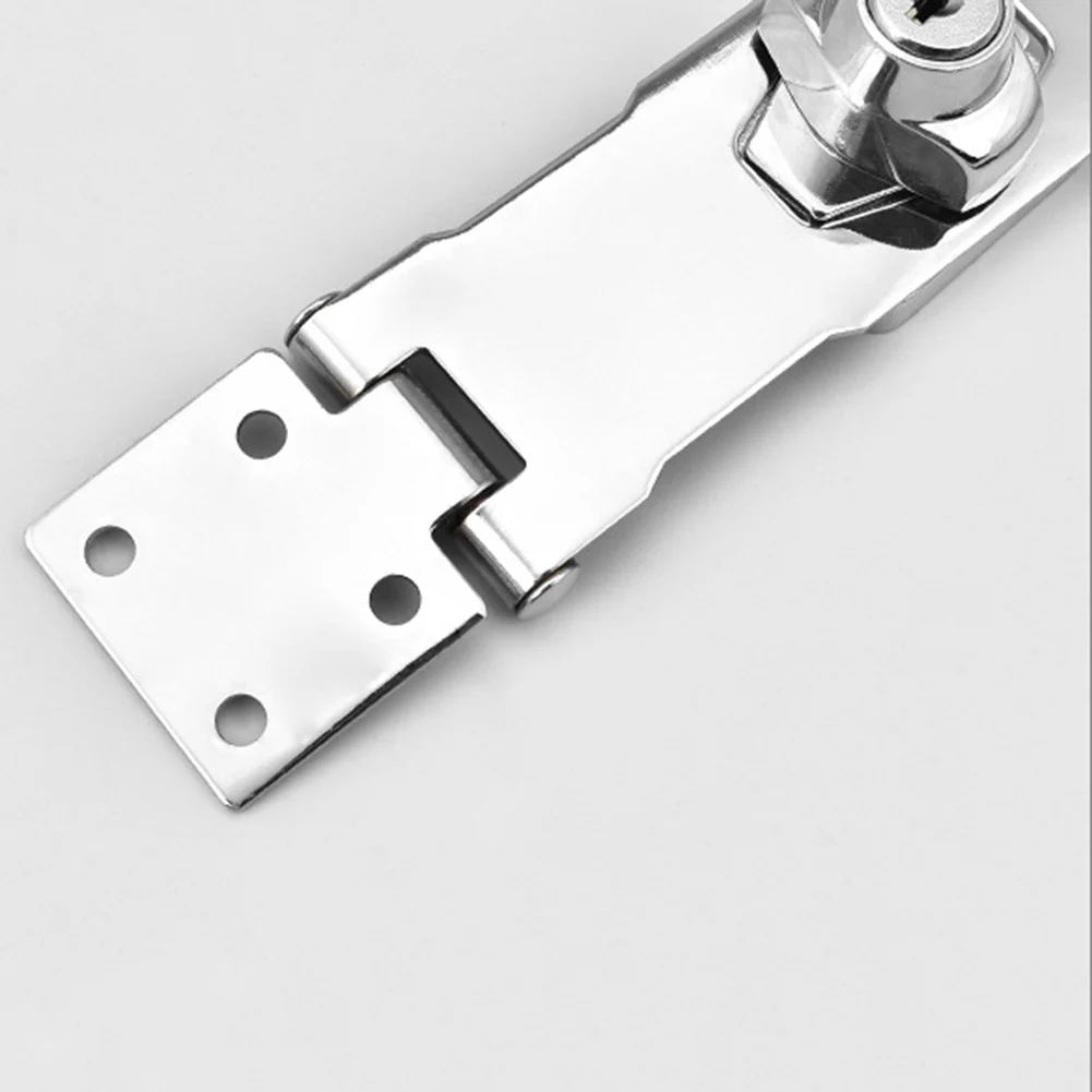 Keyed Hasp Lock Twist Knob Keyed Locking Hasp for Small Doors Drawer Cabinet SNO88