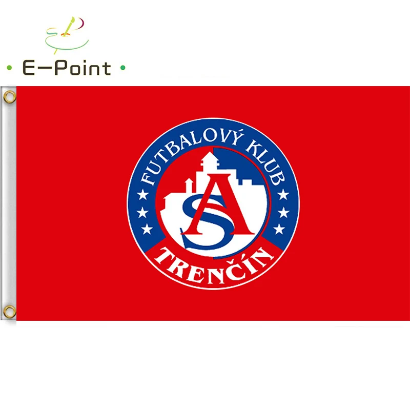 

Flag of Slovakia AS Trencin 3ft*5ft (90*150cm) Size Christmas Decorations for Home Flag Banner Gifts