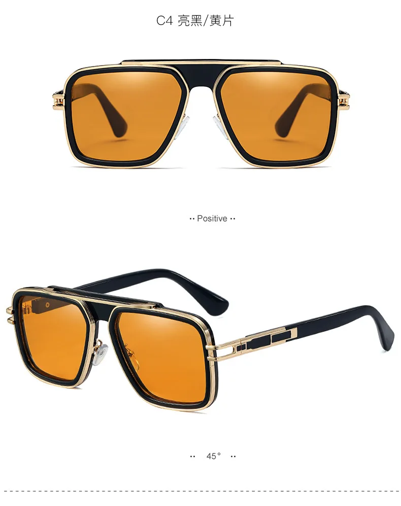 2021 Fashion Classic Metal LXN-EVO Style Gradient Pilot Sunglasses Men Women Vintage Brand Design Sun Glasses unisex oculos fashion sunglasses