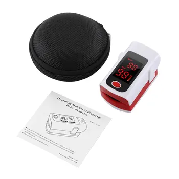 

Fingertip Pulse Oximeter Heart Rate SPO2 PR Blood Oxygen Sleep Monitor Without Battery Detector Health Tool