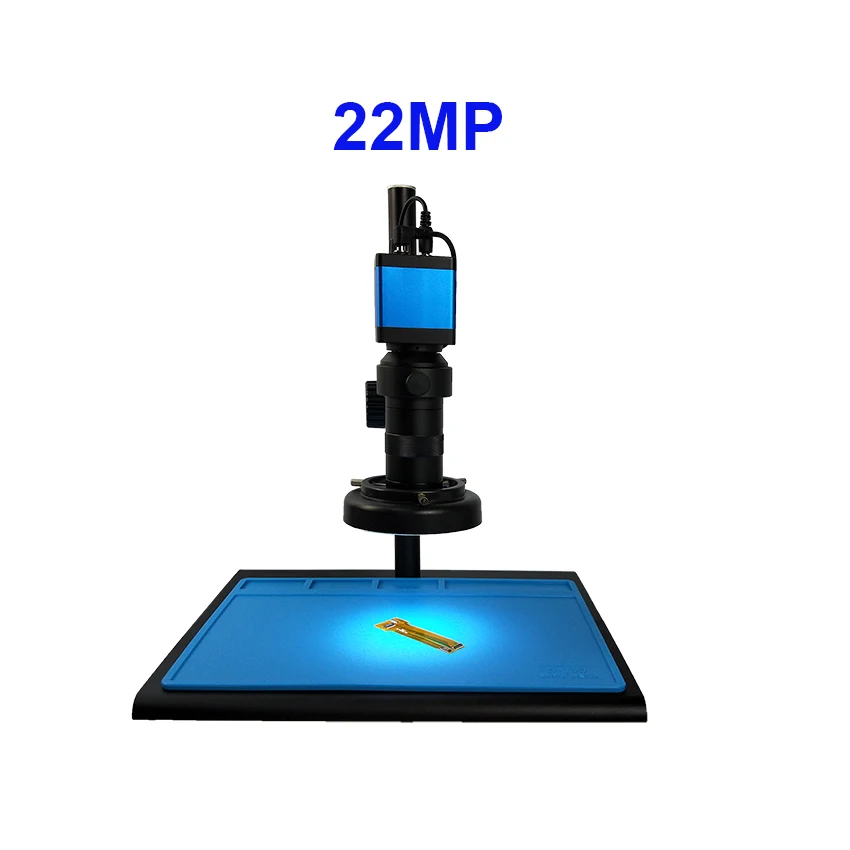 22MP Big Workbench Efix 22MP HDMI HD USB монокулярный микроскоп объектив цифровой камеры+ 56 светодиодный кольцевой светильник для ремонта пайки телефона - Цвет: 22MP Big Workbench