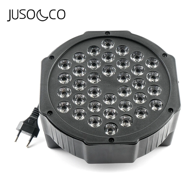 JUSOCCOl светодиодный Par Светильник DMX 512 RGB для сцены вечеринки диджеев 36 светодиодов