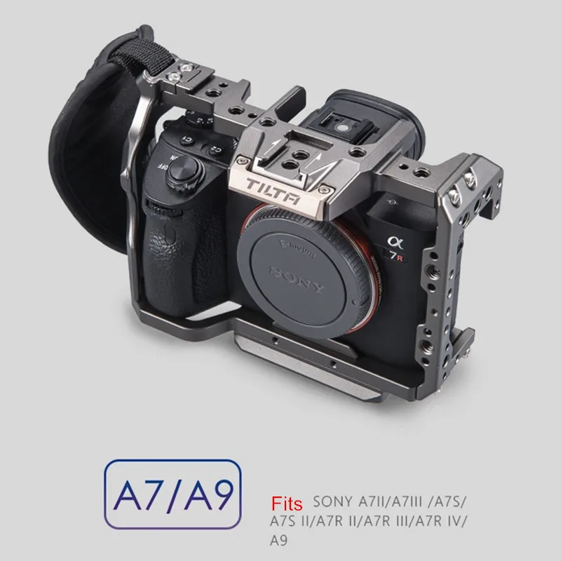 TILTA Полный камера клетка для sony A7 A9 A7III A7R3 A7M3 A7S3 цифровой однообъективной зеркальной камеры A7 rig A7 iii клетка TA-T17-FCC-G TILTA Инж