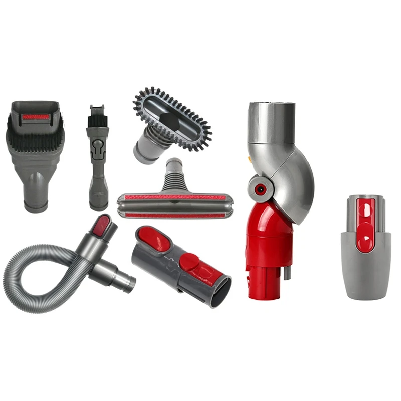 6X для Dyson V7 V8 V10 насадки шланга Щетка и 2X V11 быстросъемный верхний адаптер