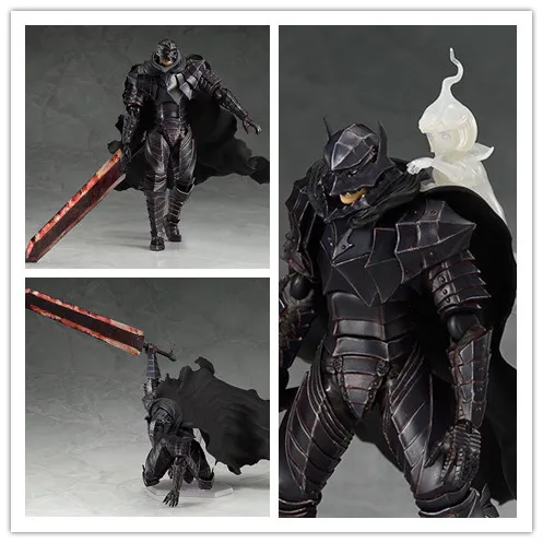 16 см новая игра Berserk Beruseruku Figma410 Black Swordman Guts ПВХ экшн коллекционная фигурка модель
