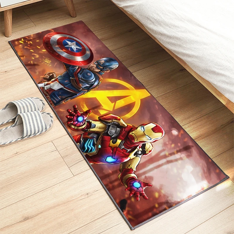 Marvel, Капитан Америка, супер герой, напольный коврик, длинный дверной коврик, ковер для спальни, кухни, гостиной, нескользящий коврик, подарок, косплей - Цвет: Style 8