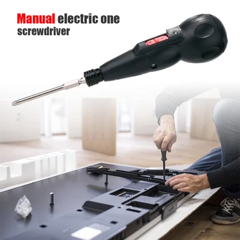 

One Screwdriver Bit Set With Led Lighting Wireless Manual Electric Screw Driver Screwdriver Electric Drill Power Tool