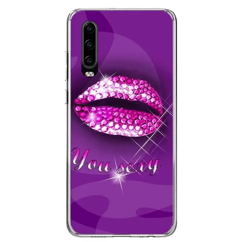 Любовника макияж помада крышка чехол для телефона для huawei P30 P20 Коврики 30 20 10 Pro P10 Lite P Smart Z+ корпус под плетенную сумку Капа - Цвет: TW158-10