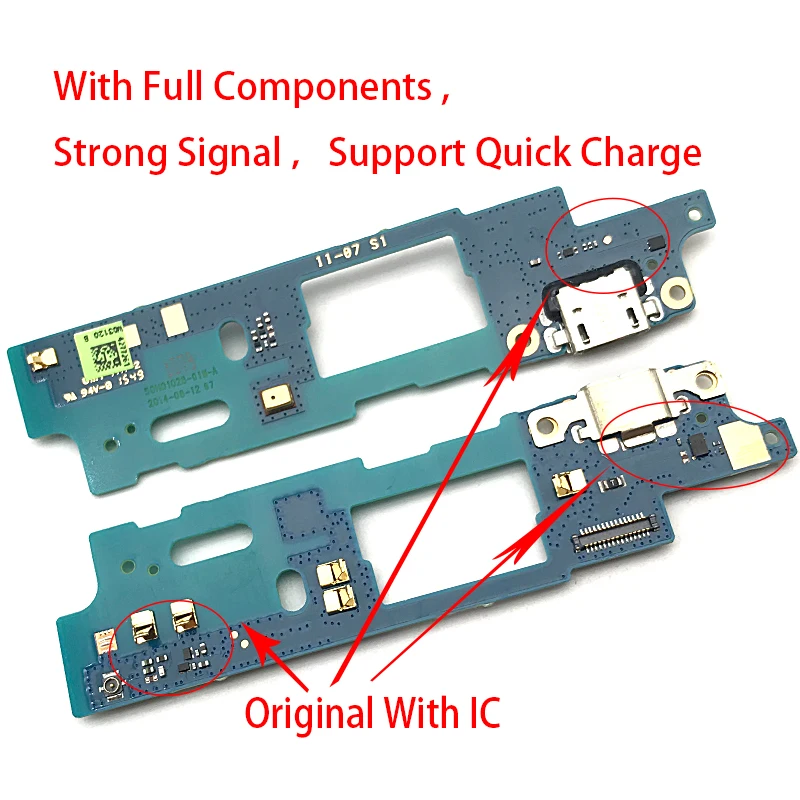 Micro Dock разъем платы для htc Desire 820 usb зарядный порт гибкий кабель, сменные детали