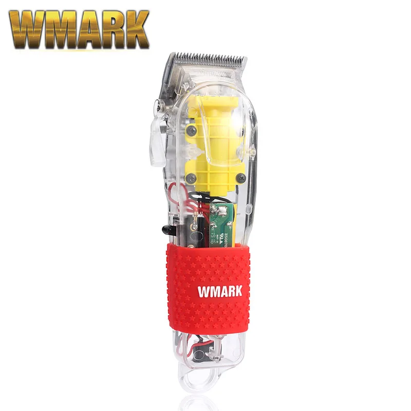 

2020 WAMRK NG-108 new Limited Edition All Transparent style Professional rechargeable clipper Hair Trimmer 6900 RPM 2200 battery