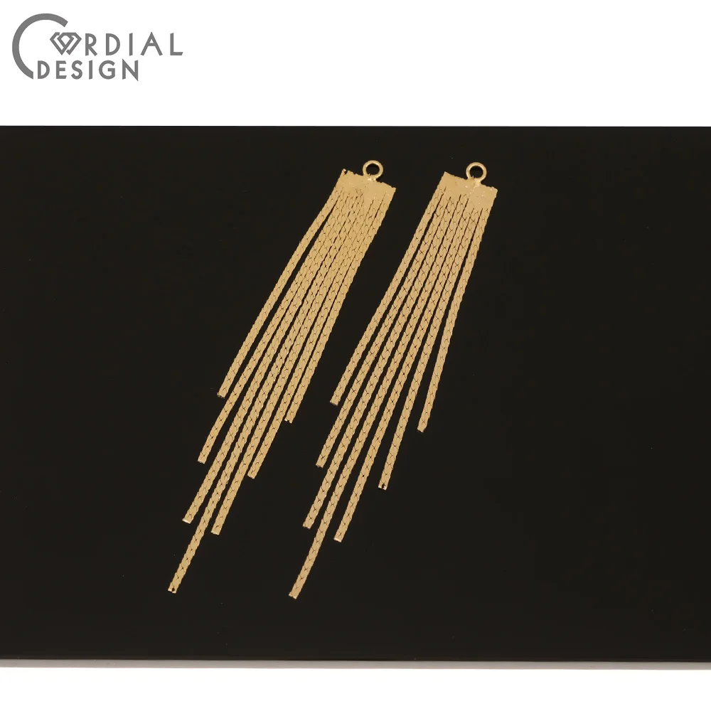 Cordial Design 20Pcs Earrings Accessories/DIY Making/Copper/Genuine Gold Plating/Hand Made/Jewelry Findings & Components/Charms - cordial