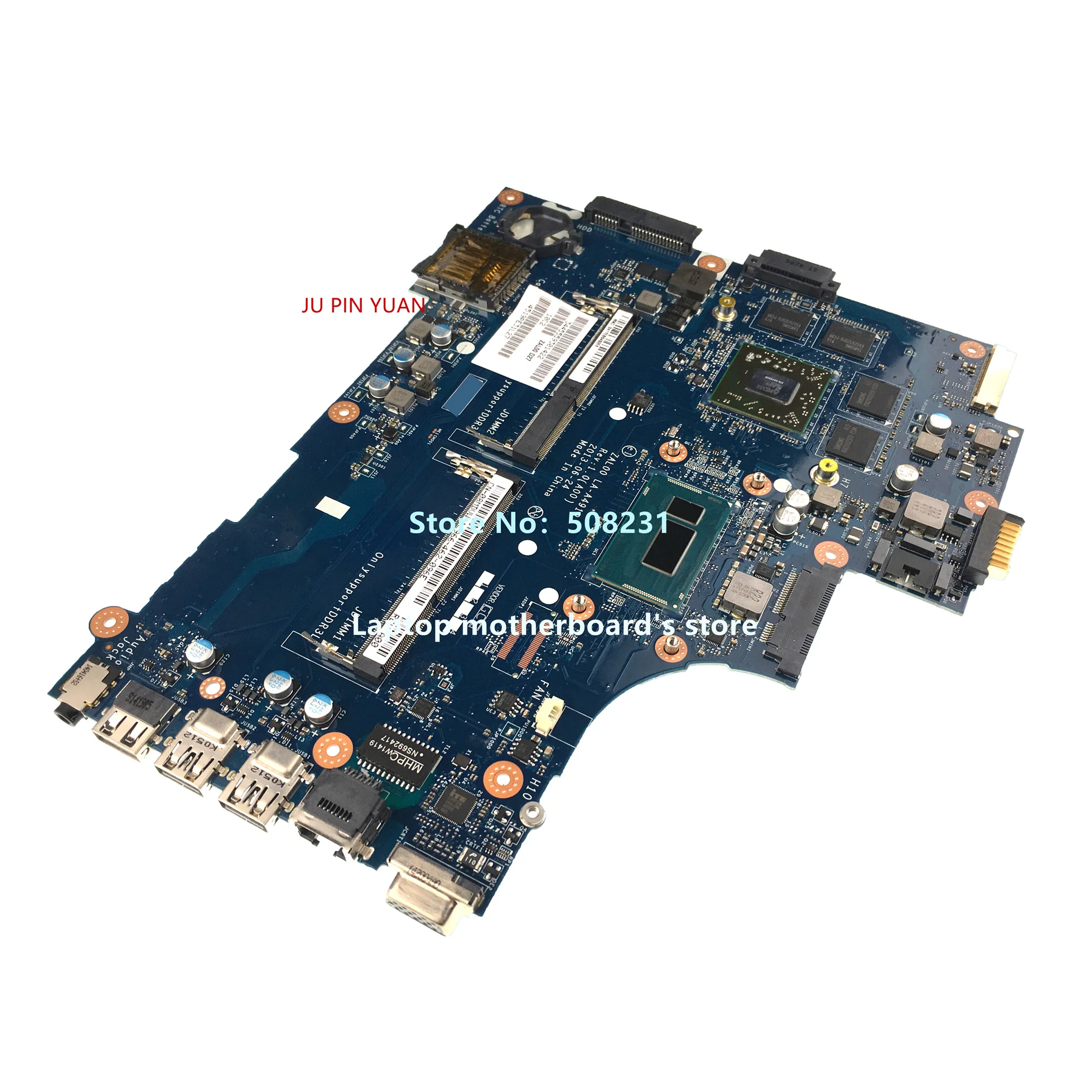 

For Dell Latitude 15 3540 Laptop Motherboard CN-08MDVW 8MDVW 08MDVW ZAL00 LA-A491P With I5-4210U CPU DDR3 100% Fully Tested