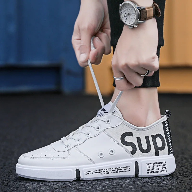 

Spring MEN'S Canvas Shoes Trend Sports Footwear Korean-style Students Shoes Low Top MacBook Shoe