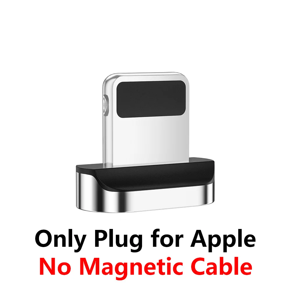 Магнитный зарядный кабель Micro Usb MANTIS 3m 2m 1m для Iphone samsung светодиодный магнитный кабель синхронизации данных 3A кабель быстрой зарядки type C - Цвет: Only Plug Apple