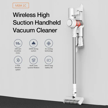 

2020 MIJIA 1C Wireless Handheld Vacuum Cleaner 400W 20000Pa Cyclone Suction Aspirat Sweeping Cleaning For Home Carpet