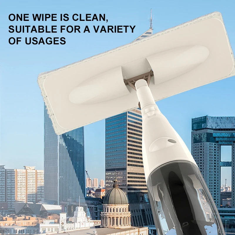 Najtaniej 4 in 1 drewniane podłogi płaskie mopy Mop z natryskiem komplet mioteł urządzenie do czyszczenia domu gospodarstwa domowego z wielokrotnego użytku z mikrofibry klocki magiczny Mop leniwy Mop