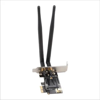 

Dual Antenna PCIe to M.2 NGFF Expansion card wireless wifi Card M.2 NGFF