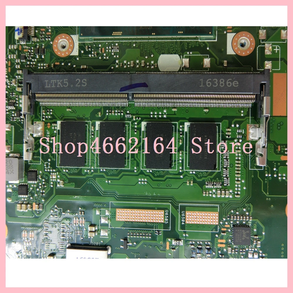 Ideal  X556UR 8GB RAM With I7-6500 CPU N16S-GMR-S-A2 mainboard For ASUS X556UV X556U X556URK X556UV laptop