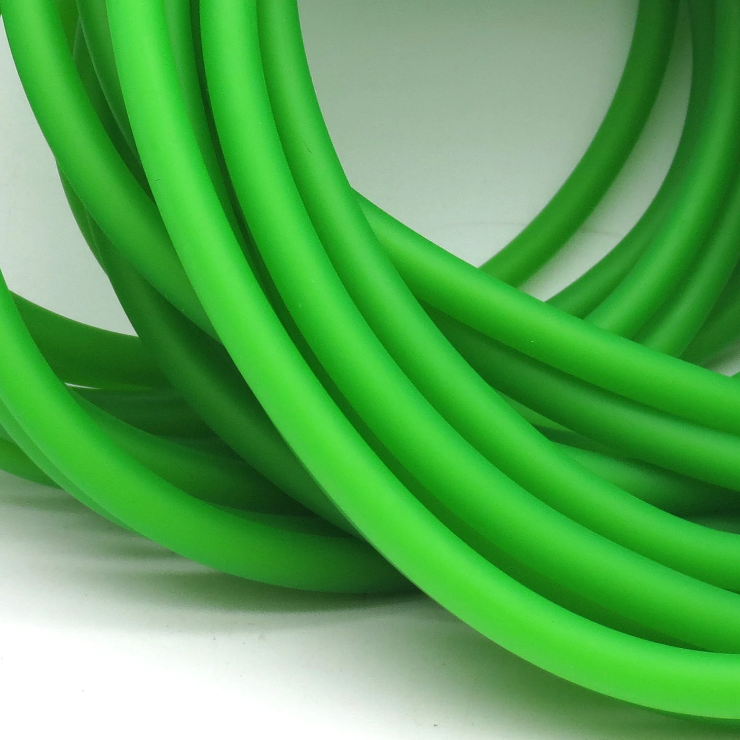 1-2Meters Green Natural Rubber Band Latex Tube Pull Rope for Slingshot