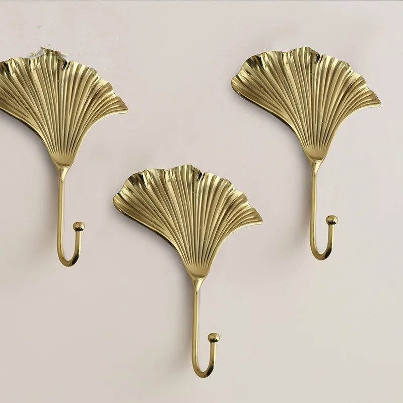 

Copper Gold Robe Clothes Hook Material Wall Mount Nail Punched Creative Deer Head Rack Key Hanger Bath Hardware Accessory