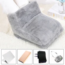 Usb-грелка для ног с электрическим подогревом; съемная моющаяся подошва; Подогреваемые тапочки; гетры для взрослых мужчин и женщин