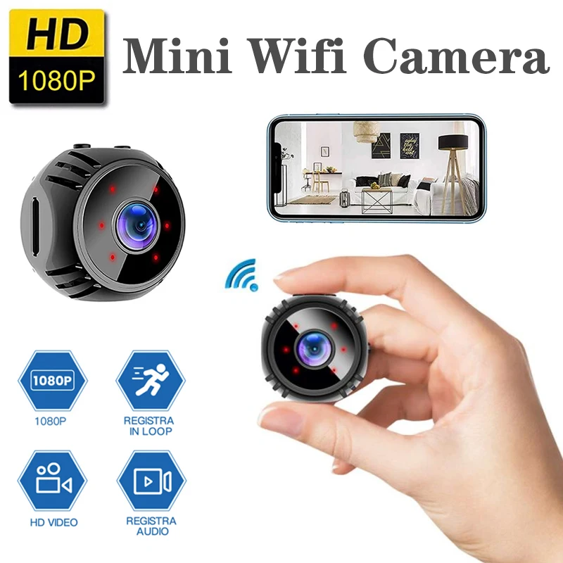 Мини-камера видеонаблюдения W8 1080P Wi-Fi ночное видение | Электроника