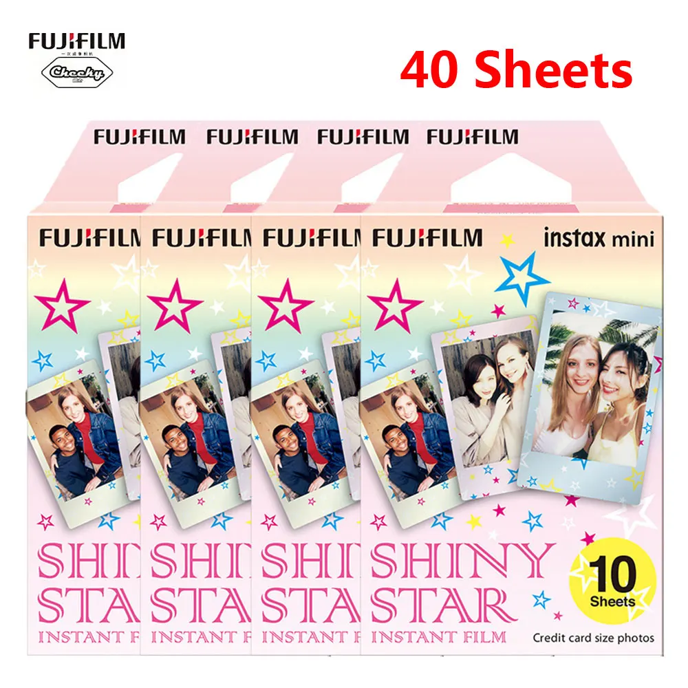 40 Sheets 10-100 листов Fujifilm Instax Mini пленка моментальной печати Fujifilm Instax Mini 8 9 7s 9 70 25 50s 90 камера SP-1 2 пленка для камеры - Цвет: 40 Sheets