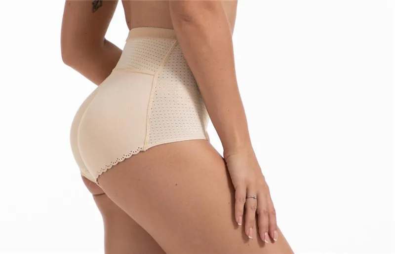 LAZAWG женские трусики управления с подкладом Butt Lifter Hip Enhancer Сетчатое дышащее нижнее белье пуш-ап большая задница искусственная для ягодиц формирователь тела