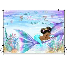 ^#Cheap Mermaid Baby Shower Backdrop Under The Sea Mermaid Princess Photo Background Glitter Mermaid Tail Party Decorations Backdrops ^#Cheap Mermaid Baby Shower Backdrop Under The Sea Mermaid Princess Photo Background Glitter Mermaid Tail Party Decorations Backdrops