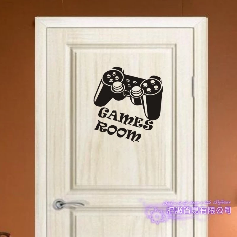 Game Room Handle Sticker Gamer Decal Gaming Posters Vinyl Wall Decals Parede Decor Mural Video | Дом и сад