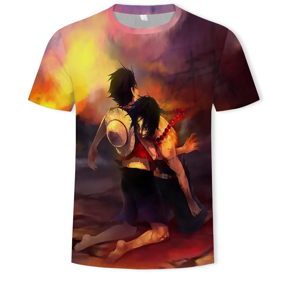 Summer Fashion New Men's Dragon Ball T-shirt Cartoon Monkey King Character 3d Printed Children's Casual Short Sleeve Shirt