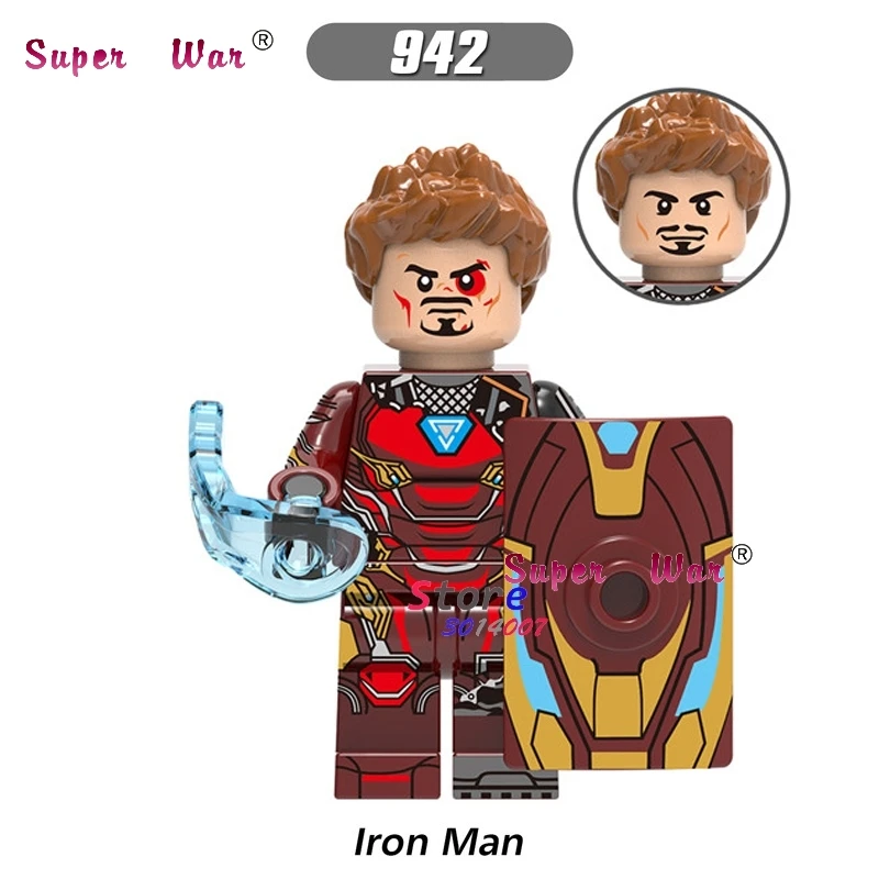 942 50 шт. Infinity War T'Chaka Observator желтая куртка со зрением смерти перец строительный блок для детей игрушки - Цвет: 942