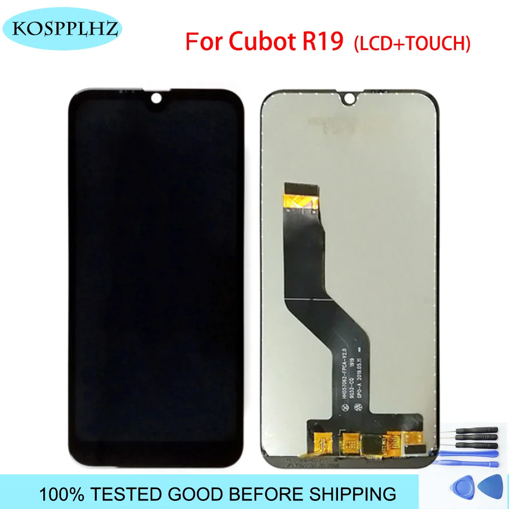 5 71 &quotчерный для Cubot R19 ЖК-дисплей + кодирующий преобразователь сенсорного экрана