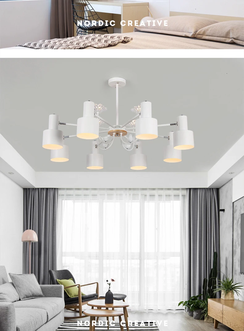 MDWELL Lustre Lustres para sala de jantar E27 светодиодный регулируемый подвесной светильник деревянные светильники для столовой
