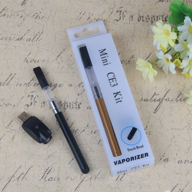1 шт. CE3 бескнопочный стилус Vape батареи открытые картриджи для испарителя. 5 мл 1 мл клиромайзер электронная сигарета блистер комплект