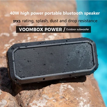 

Voombox Pro Bluetooth speaker portable with 40w output and 10000 mAh charger compatible for ios android xiaomi