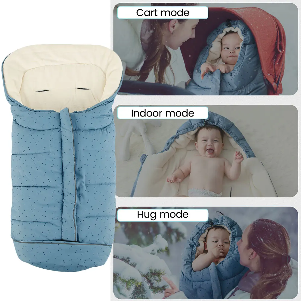 Осенне-зимний теплый детский спальный мешок для сна, конверт для коляски для детей, мягкий спальный мешок для ребенка Slaapzak Couchage