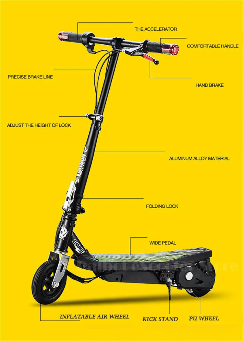 Daibot Electric Scooter For KidsAdults Two Wheel Self Balancing Scooters 6.5inch 24V Portable Folding Mini Electric Skateboard (21)